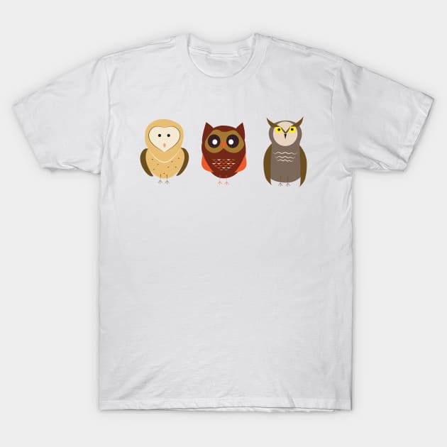 Owls T-Shirt by dddesign